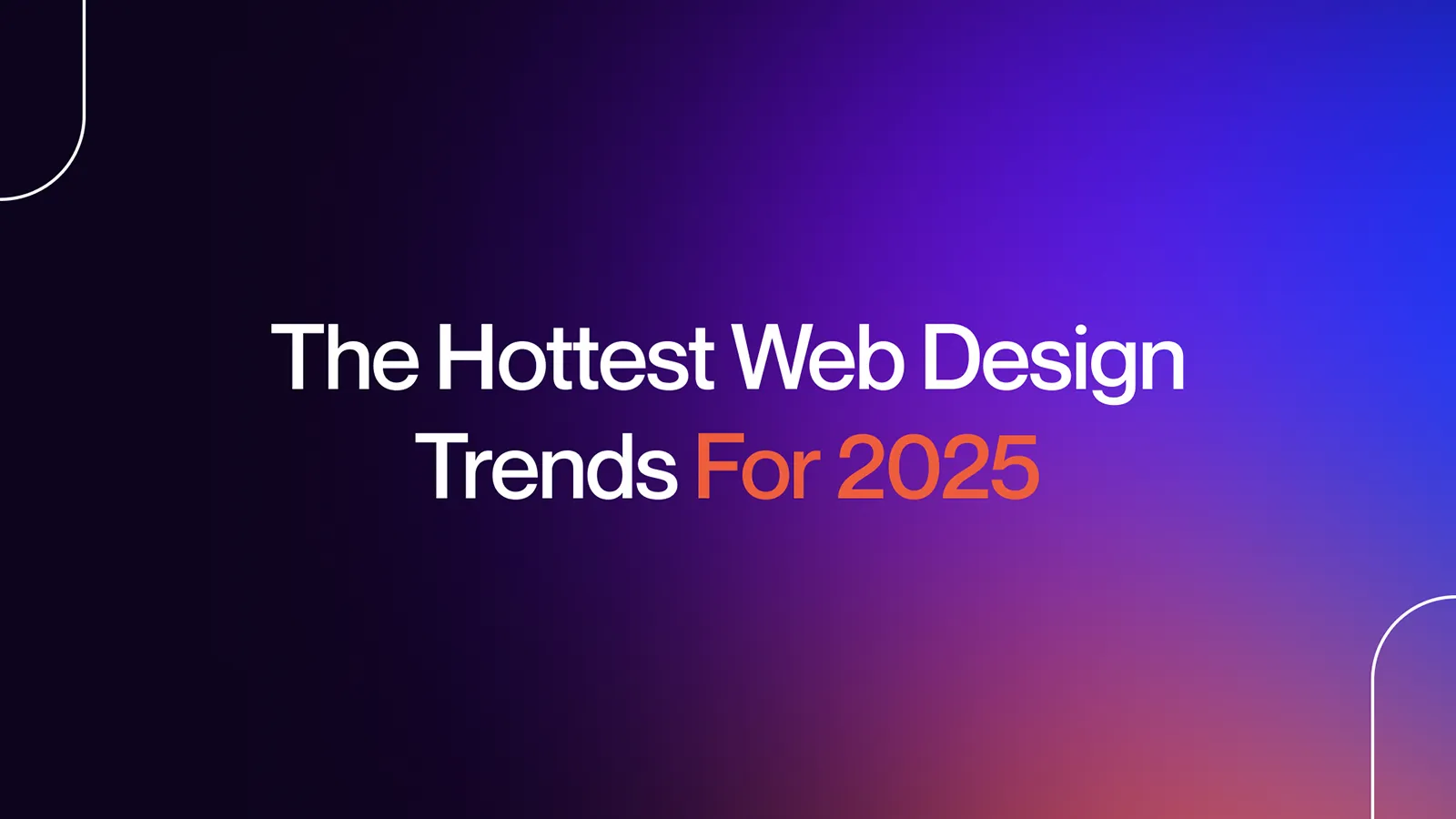 Web Design Trends in 2025